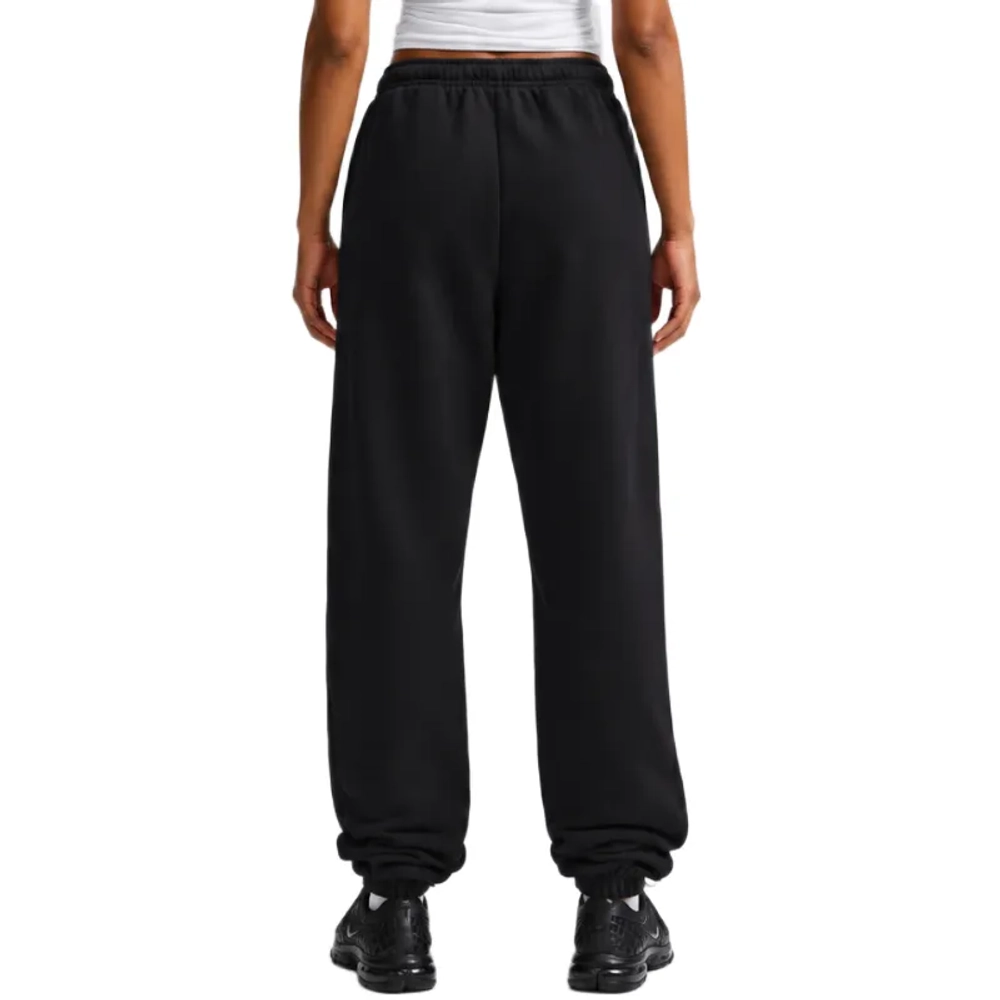 Женские теннисные брюки Nike Studio Fleece Medium Weight - black/sail