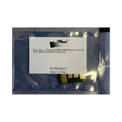 Чип к-жа (TK-5140Y) Kyocera ECOSYS P6130/M6030/M6530 (5K) (type B34) yellow UNItech(Apex)