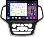 Магнитола для Jeep Grand Cherokee WK2 2013-2022 (ШГУ 8.4", рамка большая 9) - FarCar BX877 монитор 13" 2K QLED на Android 13, Быстрая, CarPlay, 4G SIM-слот