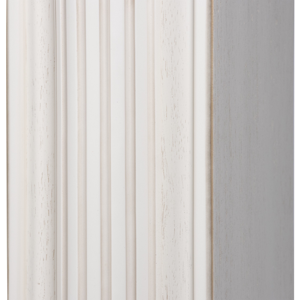 Каминокомплект: Очаг Royal Thermo Aurora RTFP/P-AR60LS, портал Olympia 60 сл. кость с зол. патиной