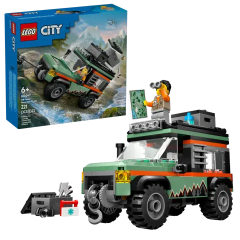 Конструктор LEGO City 60447 Горный грузовик для бездорожья 4x4