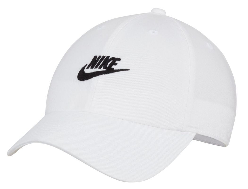 Теннисная кепка Nike Club Unstructured Futura Wash Cap - белый