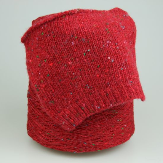 Пряжа 1/3.8 NM Soft Donegal, цвет 5567 Cardinal red (100% шерсть мериноса)