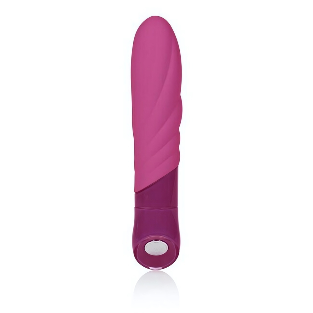 Мощный многорежимный силиконовый вибратор Vela Massager (7 режимов) (Цвет: фуксия)