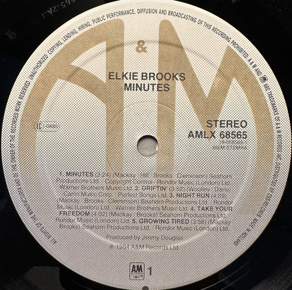 Elkie Brooks - Minutes (Голландия 1984г.)