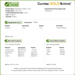 California Gold Nutrition, чистый исландский астаксантин Astalif®, 12 мг, 120 растительных капсул