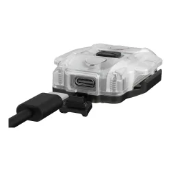 Ультрафиолетовый мультифонарь Armytek Crystal Pro UV Grey - разъем Type-C для зарядки и кабель