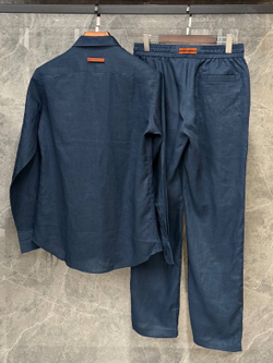 Льняной костюм Zegna