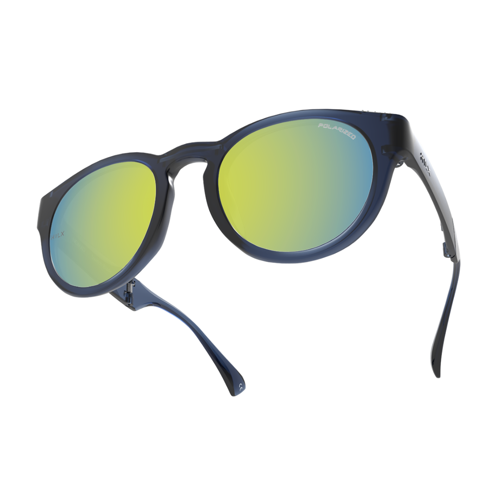 Спортивные очки HILX Switch Blade Matt Transparent Light Grey / Yellow Polarized Lens