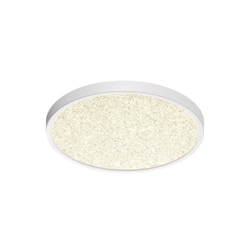 7661/24L MITRA LED SN 555 Светильник пластик/белый LED 24Вт 3000/4000K D300 IP40 OMEGA WHITE