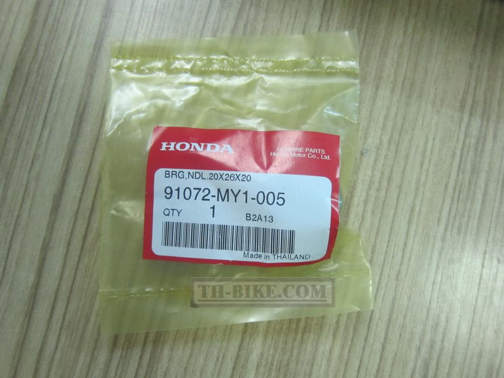 91072-MY1-005. BEARING, NEEDLE, 20X26X20