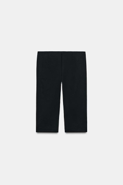 ZARA БРЮКИ КАПРИ, ЧЕРНЫЙ
