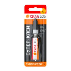 Супер-клей СИЛА 505-31 505 3 г 1 шт | Клеи бытовые и универсальные