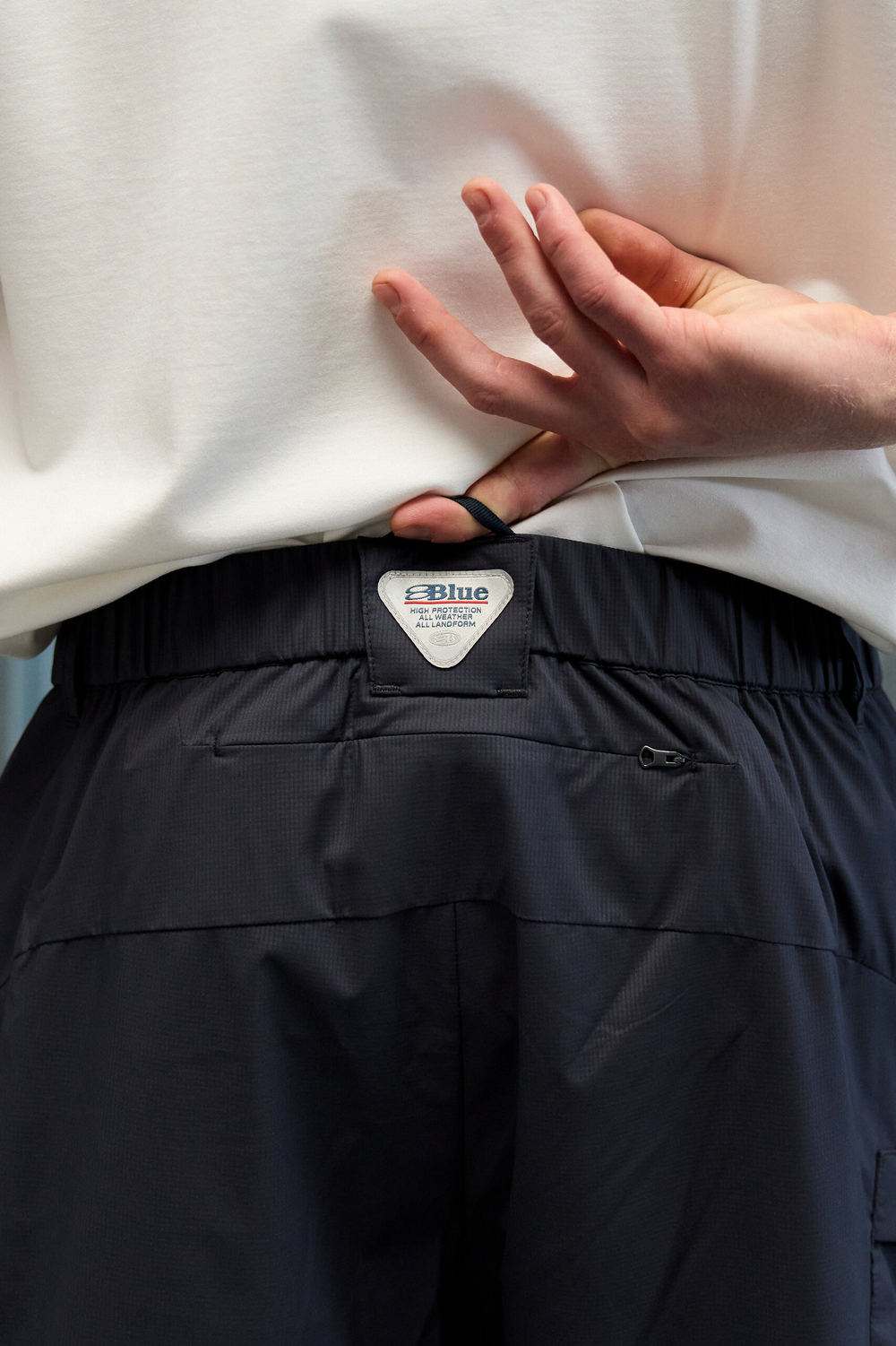 Шорты Nothomme Blue Cargo Shorts Ultra-Light "Gray Navy Blue"