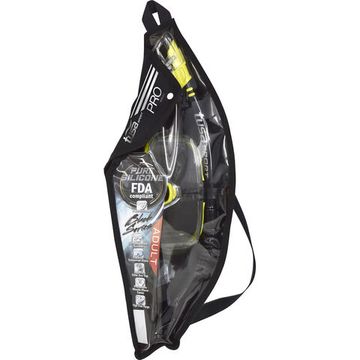 Набор маска+трубка в сумке TUSA Sport UCR-3125 Black Series черный/желтый