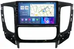 Магнитола для Mitsubishi L200 5 2015-2019 (климат), Pajero Sport 3 2016-2023 (МКПП), FIAT Fullback - Parafar PF168LUX2UHD на Android 13, Быстрая, QLED, CarPlay, 4G SIM-слот