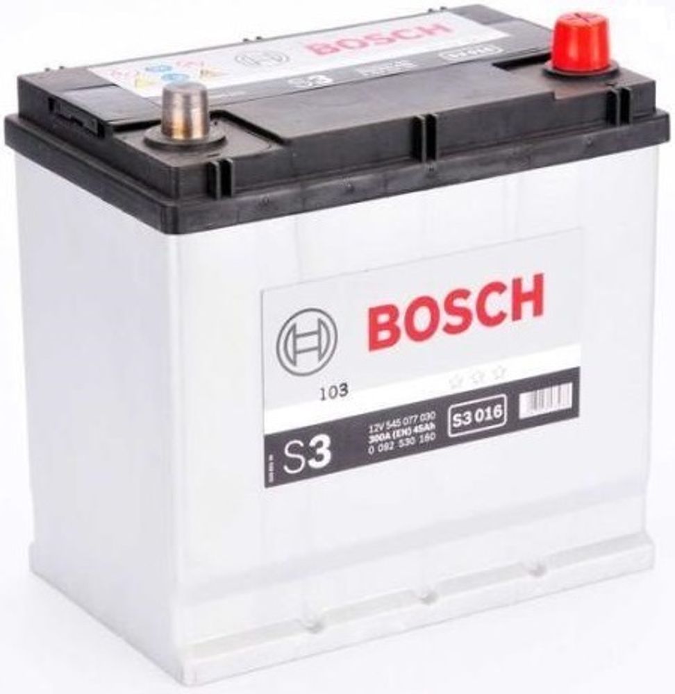 BOSCH S3 Asia 6CT- 45 аккумулятор BOSCH S3 Asia 6CT- 45 аккумулятор