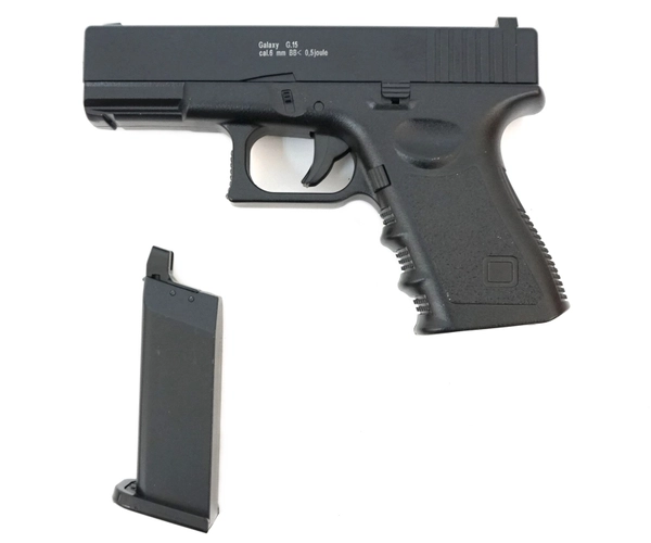 Пистолет софтэйр GALAXY G.15 пружинный (Glock 23), кал. 6мм