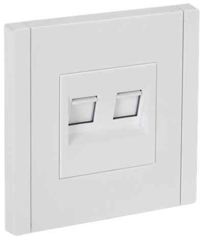 FORTE&PIANO Розетка компьютерная двойная RJ45 кат.6 FP234 белый IEK