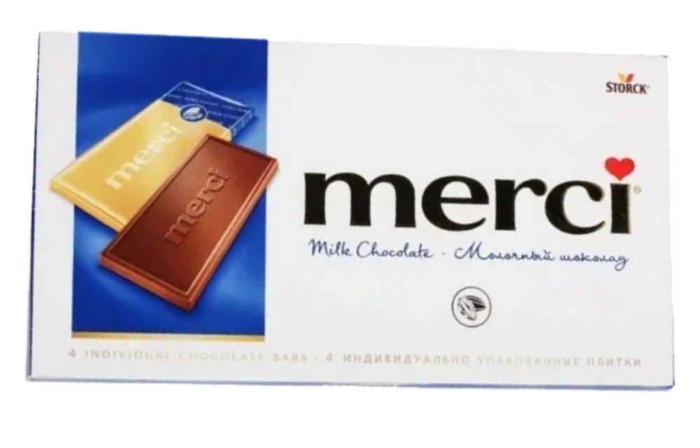 Шоколад Мерси молочный 100г, шт