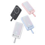Power Bank внешний аккумулятор повербанк магнитный беспроводной MagSafe USAMS 10000 мАч 20W(xm serie