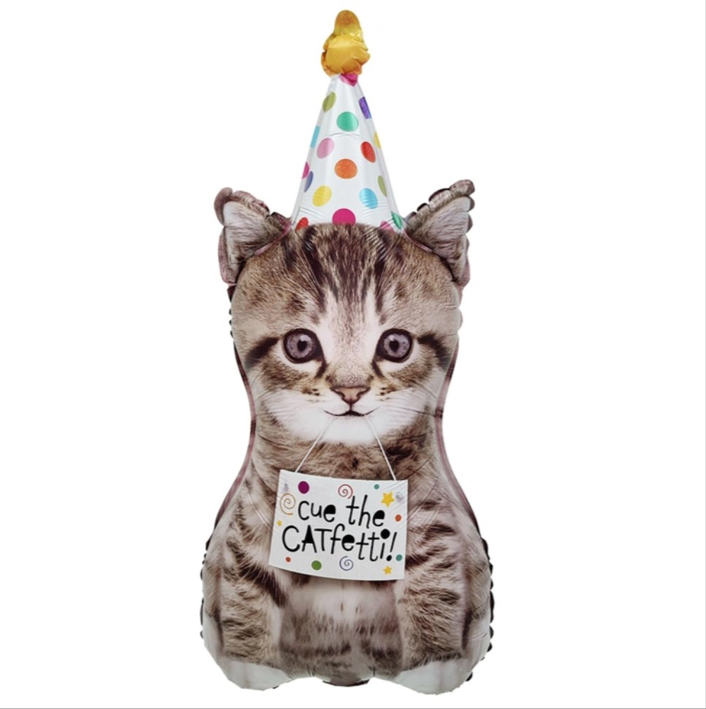 Фигура 30'' HB Котенок в колпаке ВЗ
