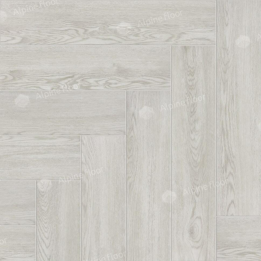 Каменно-полимерная плитка Alpine Floor Паркет лайт (Parquet Light) Дуб Арктик ЭКО 13-4О