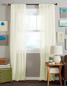 Готовый тюль вуаль Classic Voile-2 (creme)
