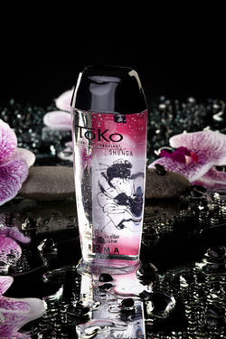 Вкусовой лубрикант Shunga Toko Aroma, клубника и шамп, 165 мл