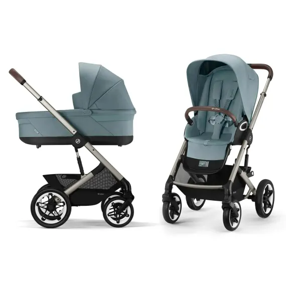 Детская коляска Cybex Talos S Lux 2 в 1 TPE Stormy Blue