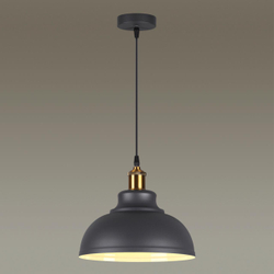 3366/1 PENDANT ODL17 419 темн.серый/бронзовый Подвес E27 60W 220V MIRT