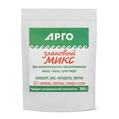 Микс злаковый для каши, смузи суп-пюре, Арго, 300 г