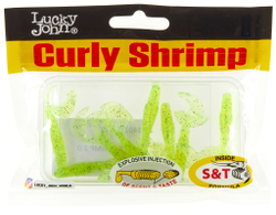 Твистеры съедоб. искусст.  LJ Pro Series Curly Shrimp 2,0in (05.00)/S15 10шт.