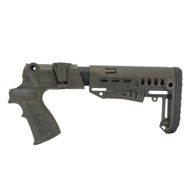 Телескопический приклад на Mossberg, DLG Tactical налево