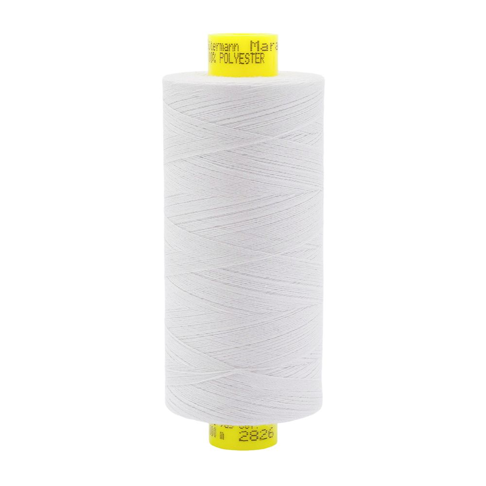 Нитка Gutermann Mara 150 (1000 метров), 1 кат., особо тонкая | 2826 платиновый