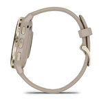 Часы Garmin Venu 3s цвета "французский серый" с золотистым безелем, 010-02785-02