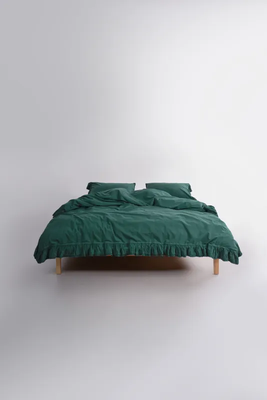 Lımasso КПБ 4 пр. Sicilya Dark Green пододеяльник 200*220, простынь 240*260, наволочки 50*70 2шт