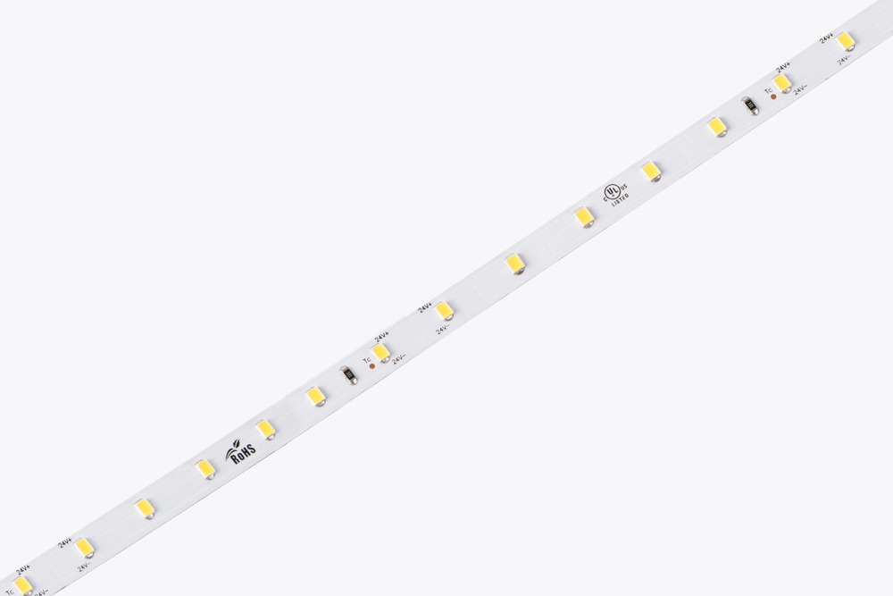 Лента светодиодная SMD нейтральная DC24V 4, 4W/m 4000K 420Lm/m 60д/м CRI>90 IP20,  упаковка 5 метров,  ширина 8мм,  высота 1, 5мм,  самоклейкая   Артикул: DN18344NWRA90