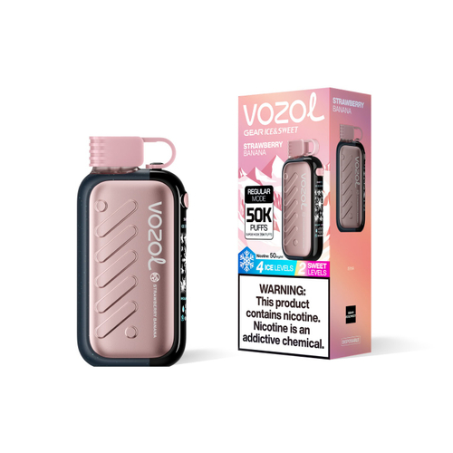 Vozol GEAR ICE & SWEET 50000 Strawberry Banana ( 5% nic )