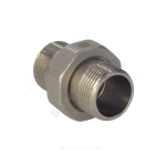 Соединитель латунь никель американка Ду 15 (1/2") прямой НР/НР SantechSystems
