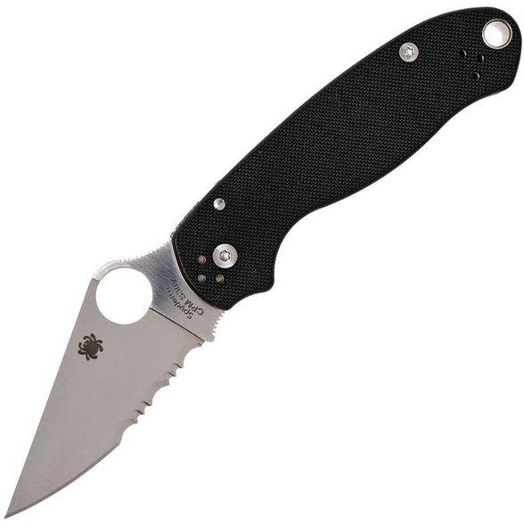Цена наНож складной Para 3 - Spyderco 223GPS, сталь Crucible CPM® S30V™ Satin Combo, рукоять стеклотекстолит G10, чёрный