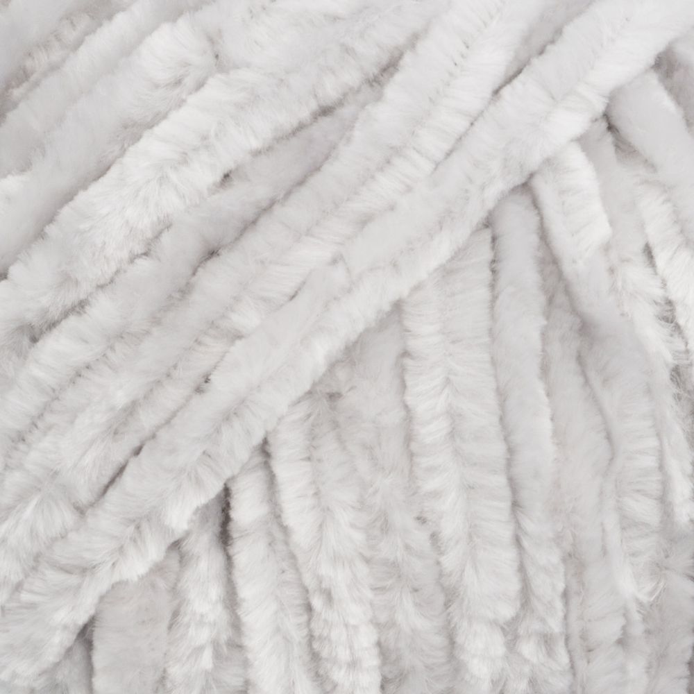 Пряжа Вязь Велюровая 120 / уп.3 мот. по 100 г, 120 м, 08 светло-серый