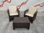 Комплект уличной мебели под искусственный ротанг Yalta Balcony Set