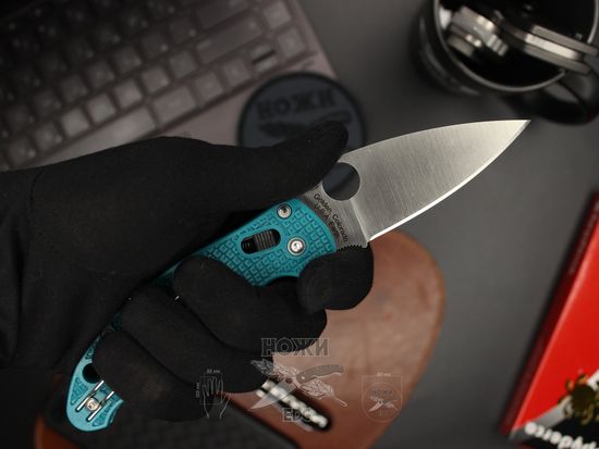 Складной нож Spyderco Manix 2 LTW C101PCBL2 c клинком из стали CPM-SPY27, рукоять FRN