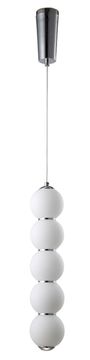Подвесной светодиодный светильник Desi SP5 Chrome/White хром/белый Crystal Lux