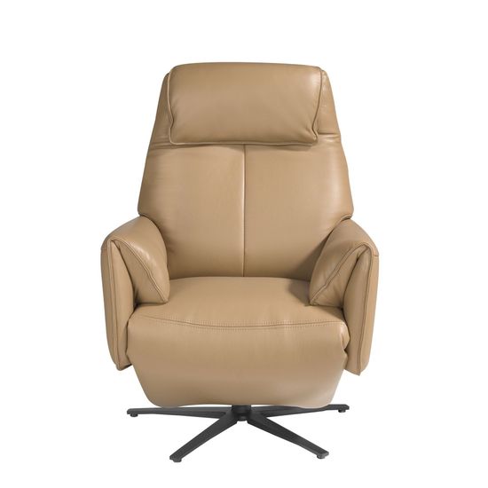 Вращающееся кресло Double Relax/ 5086 с кожаной обивкой Испания