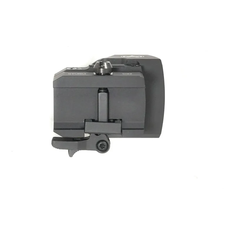 Коллиматорный прицел ARKON Sturm 1x32 / Аркон Штурм 1 на 32 - вид снизу, механизмы крепления на планку