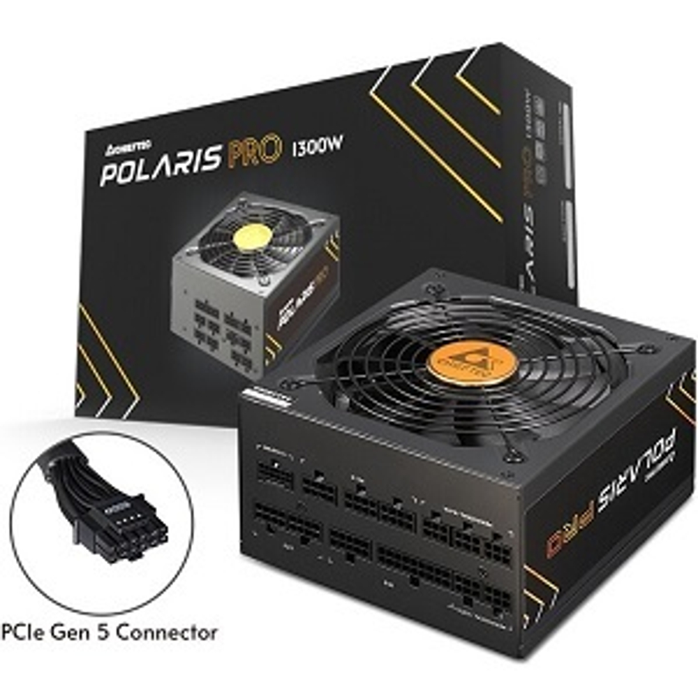 Блок питания Chieftec 1300W POLARIS PRO, модульный, 135мм, PCIe 5.0, 80 PLUS Platinum (PPX-1300FC-A3)