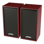 Колонки Perfeo CABINET 2*3 Вт USB, махагон PF-84