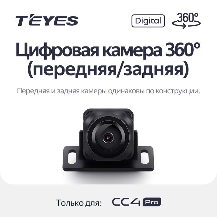 Комплект цифровых камер 1080P для кругового обзора 360 Teyes CC4PRO